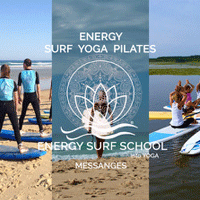 Energy Surf Yoga surf school in Messanges