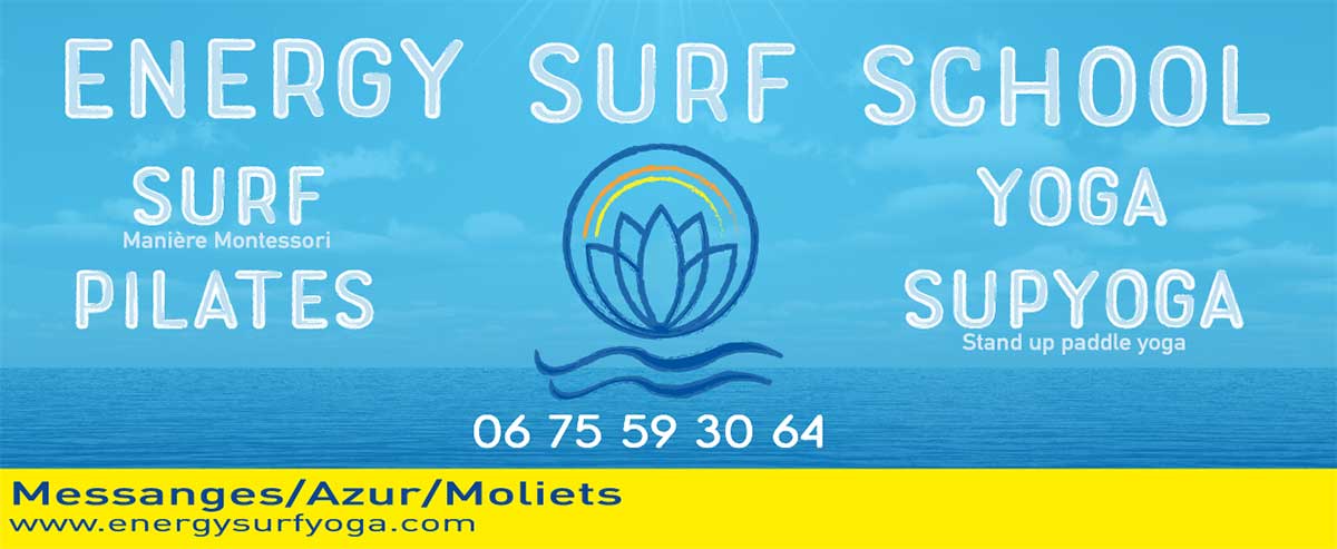 Energy Surf School, yoga and surfing in Messanges near the campsite